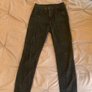 Black high waisted skinny jeans